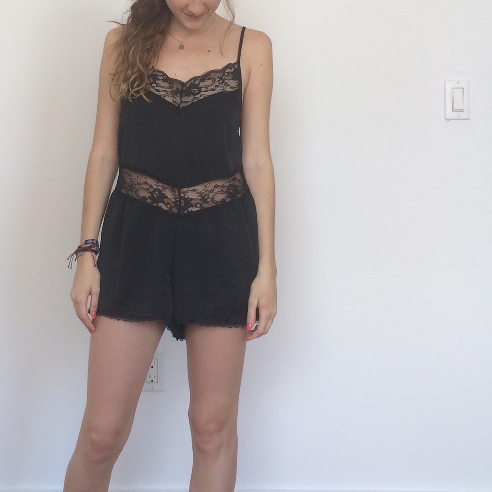 Lace Romper Pajama